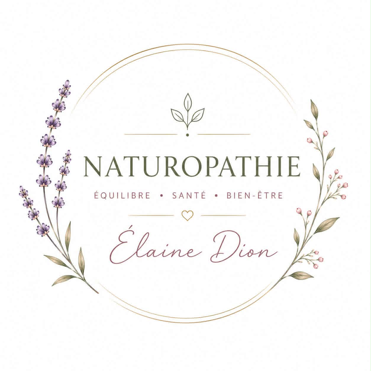 Logo Élaine Dion naturopathe